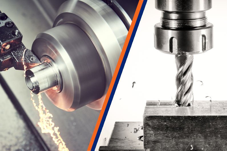 what is the difference between CNC turning and CNC milling